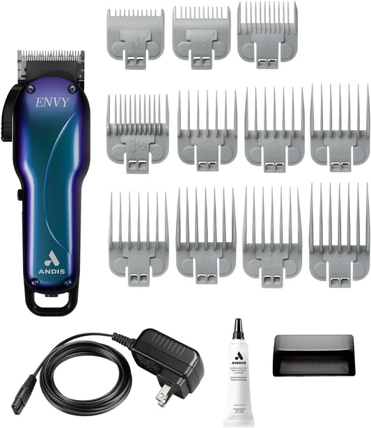 Andis Limited Edition Galaxy Envy Li Cordless Clipper - Rechargeable Hair Clipper & Trimmer - Adjustable Blade Clipper, Close Cutting Zero Gapped