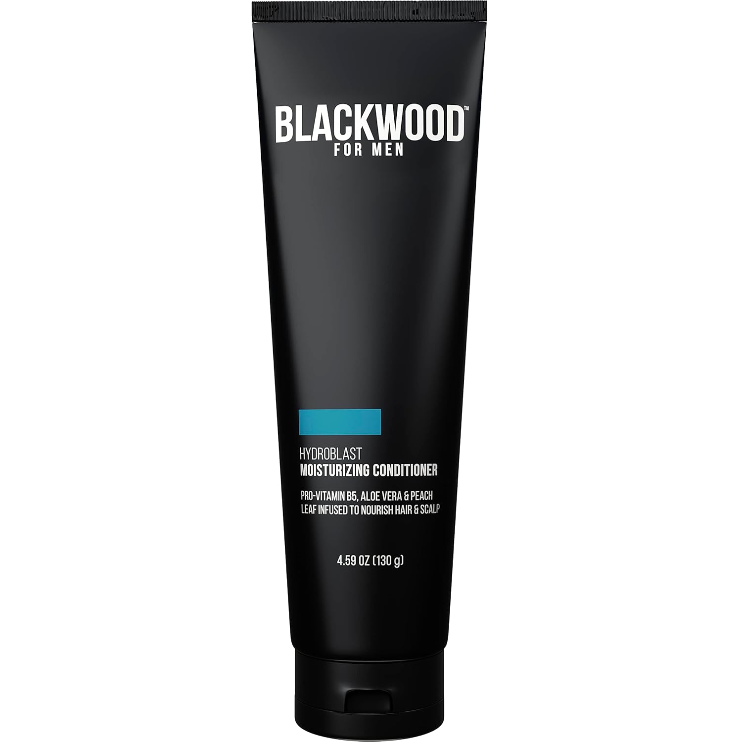 Blackwood For Men Hydroblast Moisturizing Conditioner - Deep Treatment For Damaged & Dry Hair - Natural Vegan Formula For Curly & Coarse Hair - Sulfate Free, Paraben Free, & Cruelty Free (4.59 Oz)