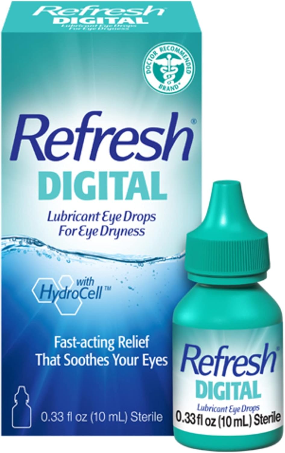 Refresh Digital Lubricant Eye Drops, 0.33 Fl Oz (Pack Of 1)