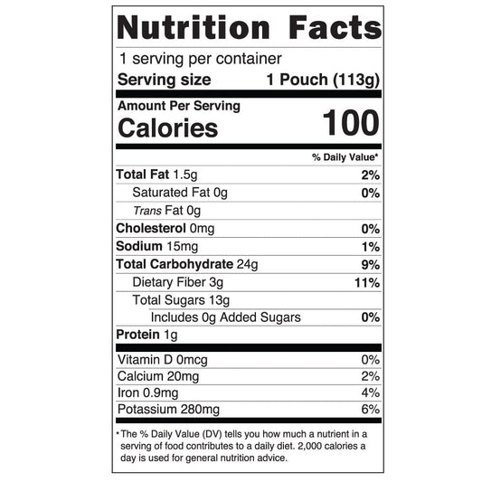 Real Food Blends Mini - Prunes, Pears & Pumpkin - Pureed Fruit Snack Blend For Tube Feeding With Fruits & Flaxseed Oil - 4 Oz (Pack Of 12)