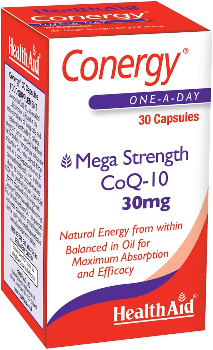 Healthaid Conergy Coq-10 30Mg - 30 Capsules (Pack Of 2)