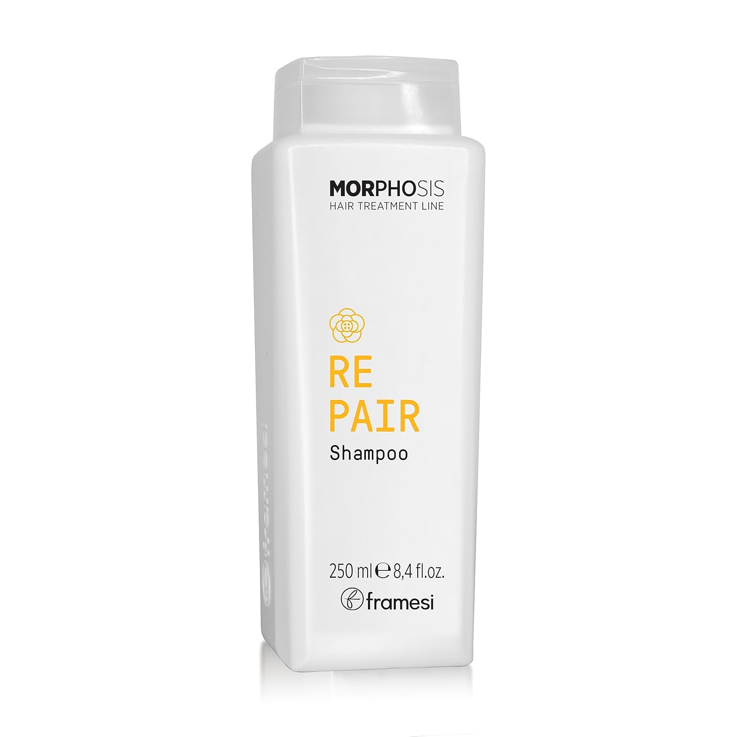 Framesi Morphosis Repair Shampoo 8.4 Fl Oz, Moisturizes And Strengthens Hair, Natural Ingredients, Color Safe