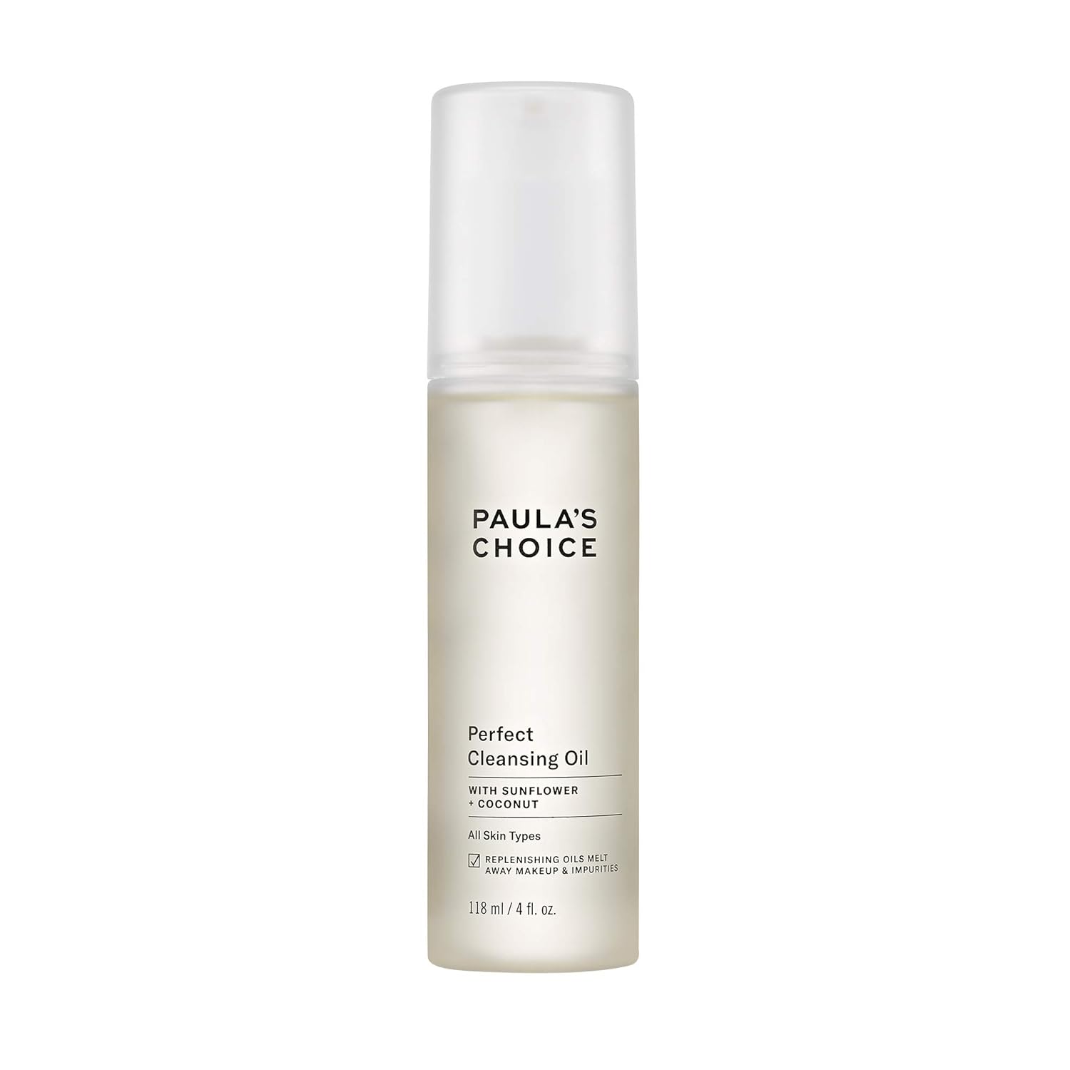 Paula'S Choice Perfect Cleansing Oil With Jojoba, Sunflower & Coconut Oil Cleanser Face Wash For Dry Skin, 4 Ounce