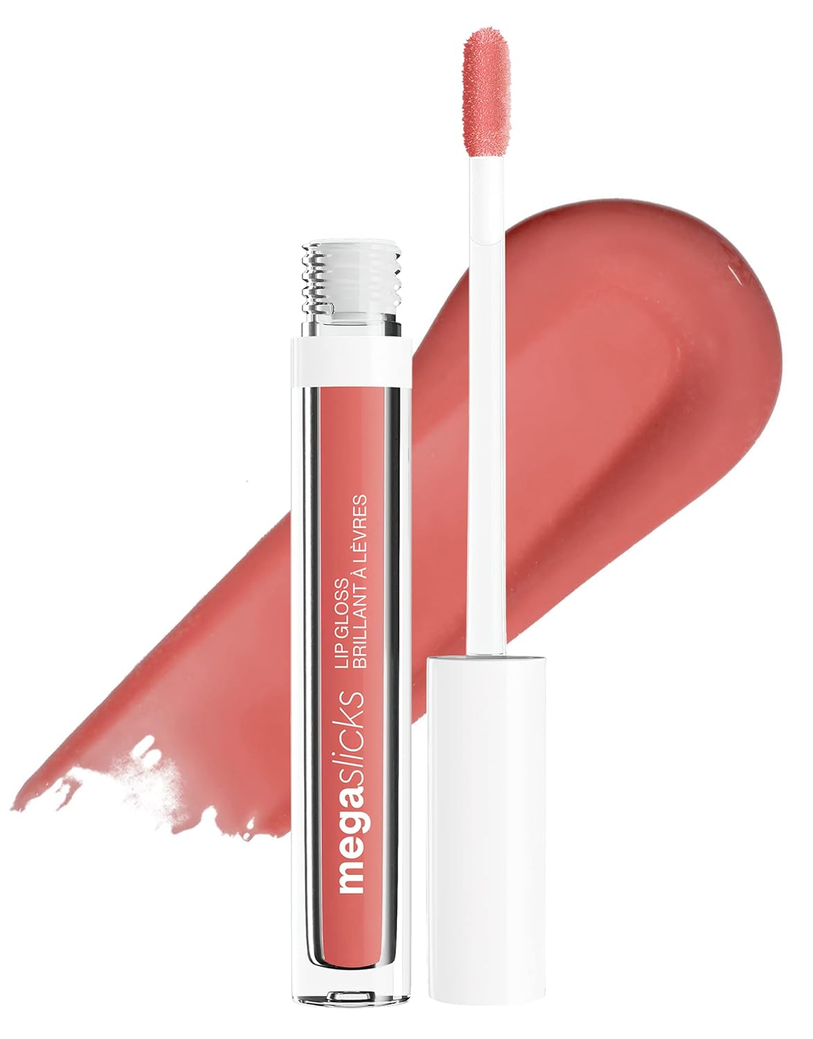 Wet N Wild Megaslicks Lip Gloss, Ultra-Glossy, Vitamin-E Enriched, Ultra-Gloss High Shine Moisturizing, Cruelty-Free & Vegan - Attitude Check