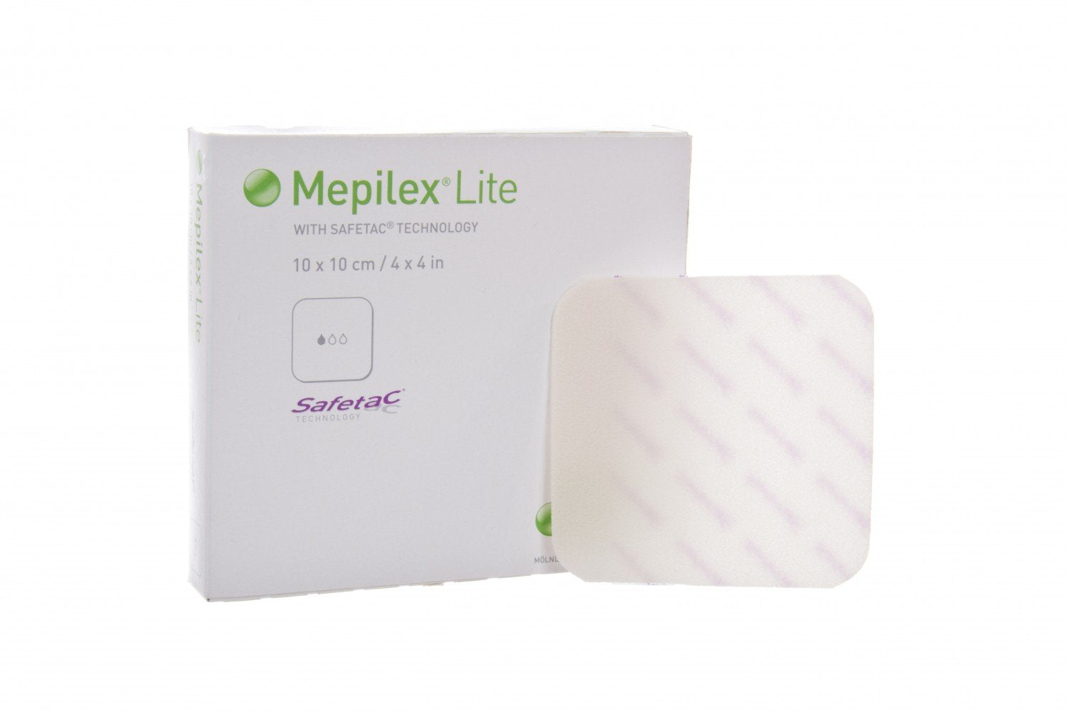 Mepilex Me284100 Border Lite Foam Dressing, 10 Cm Width, 10 Cm Length (Pack Of 5)