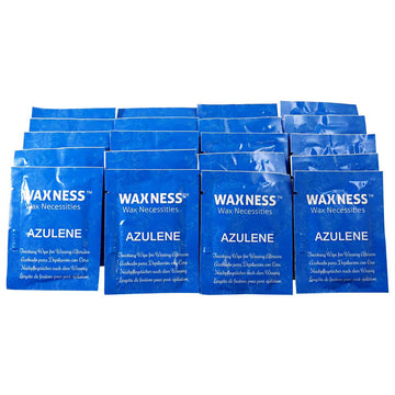 Waxness Wax Necessities At Home Azulene After Waxing Finishing Wipes 20 Pack