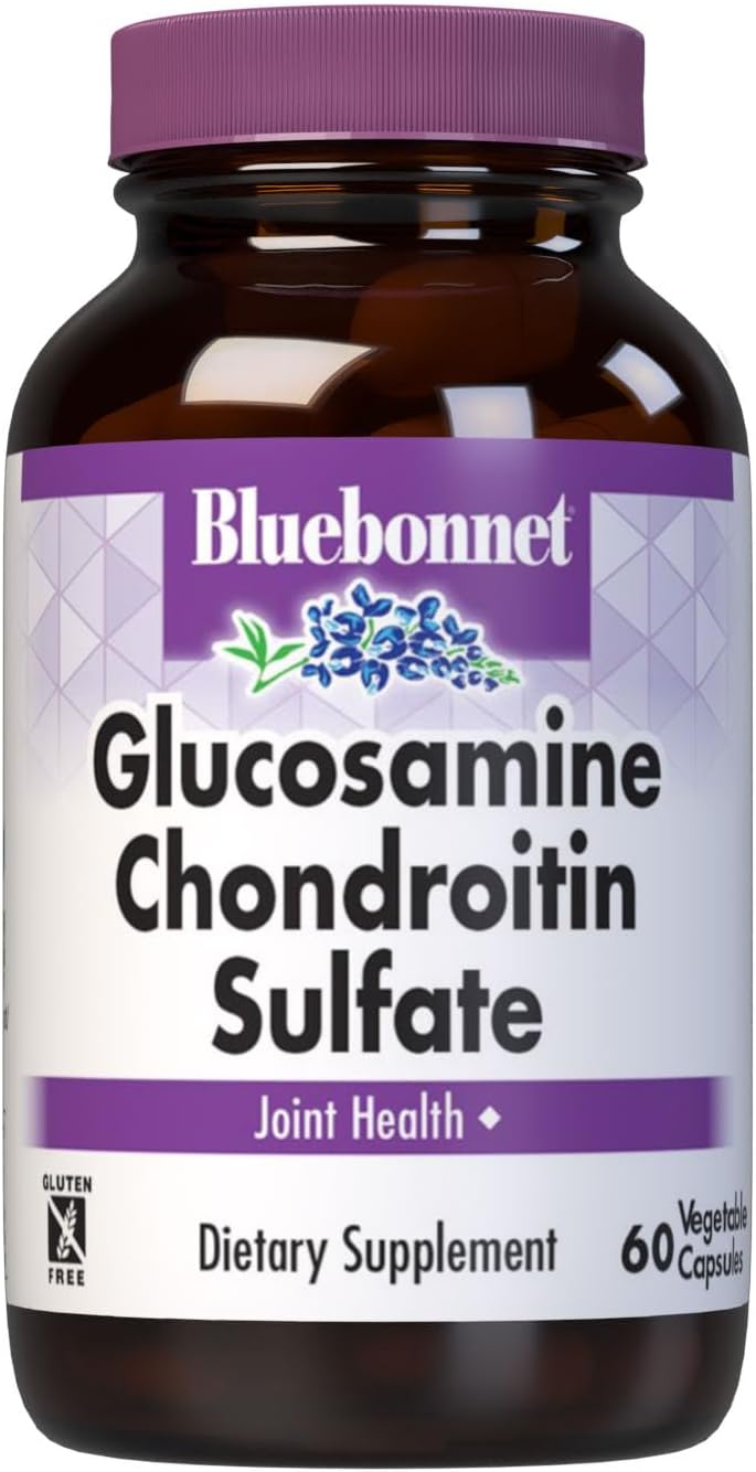 Bluebonnet Glucosamine Chondroitin Sulfate Supplement, 60 Count