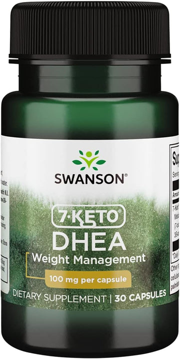 Swanson 7 Keto Dhea 100 Milligrams 30 Capsules