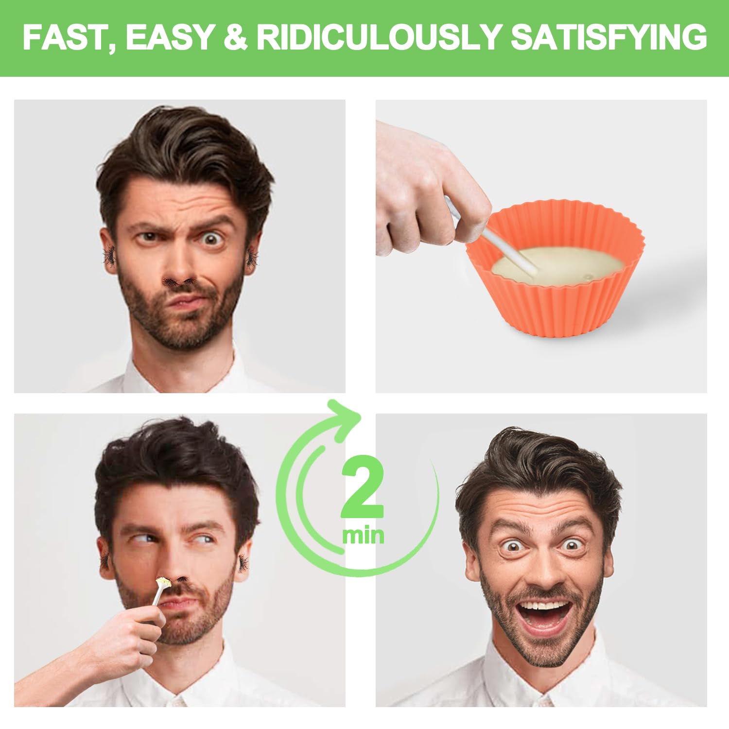 Nose Wax Kit Ear Hair Waxing Kit For Men And Women 100G Wax 30 Applicators (Up To 30 Uses) Includes Natural Aloe Vera Wipes Mustache Guards Ear Guards Lasts Up To 5 Weeks : Beauty & Personal Care