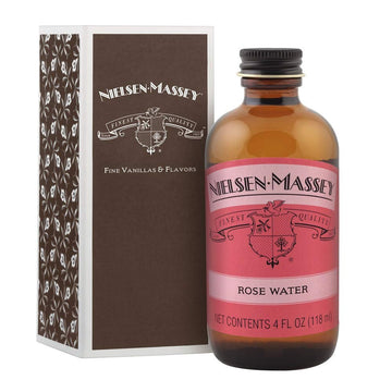 Nielsen-Massey Rose Water For Baking, Cooking And Drinks, 4 Ounce Bottle