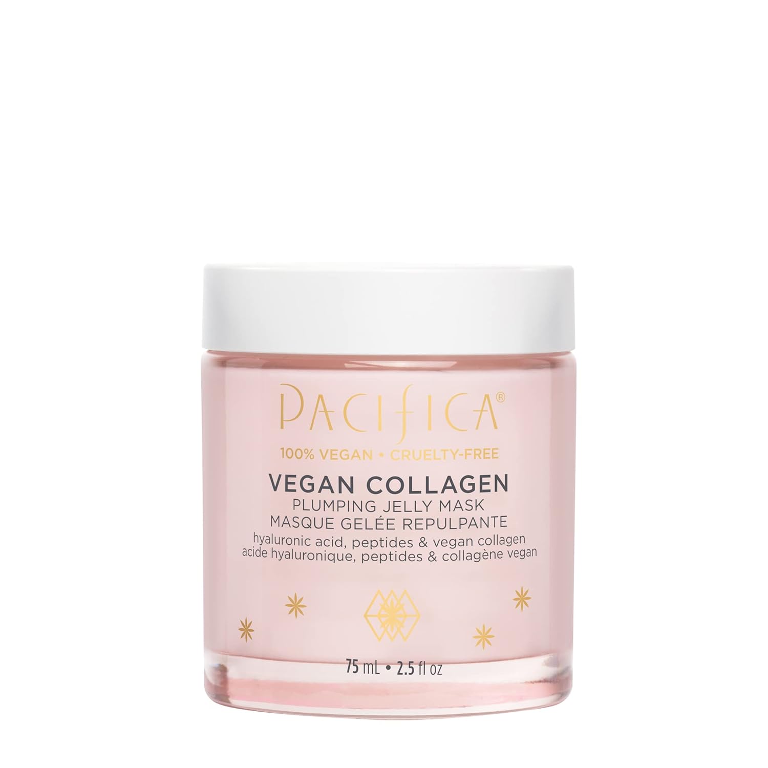 Pacifica Beauty Vegan Collagen Plumping Jelly Overnight Face Mask, Skincare, Peptide Moisturizer, Hyaluronic Acid, Squalane, Glass Skin, For All Skin Types, Vegan, 2.5 fl oz (1 Count) : Beauty & Personal Care