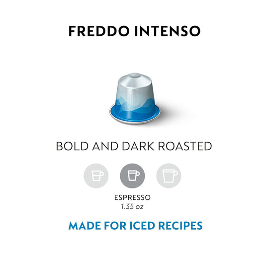 Nespresso Original Line Iced Coffee Freddo Intenso 1.35 Oz 50 Count