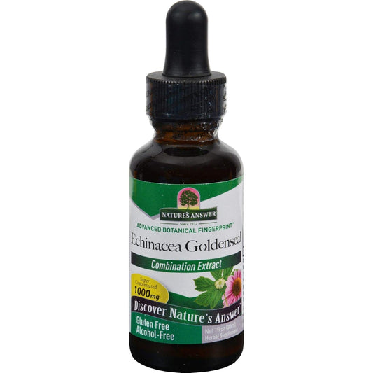 Natures Answer Alcohol free Echinacea & Goldenseal, 