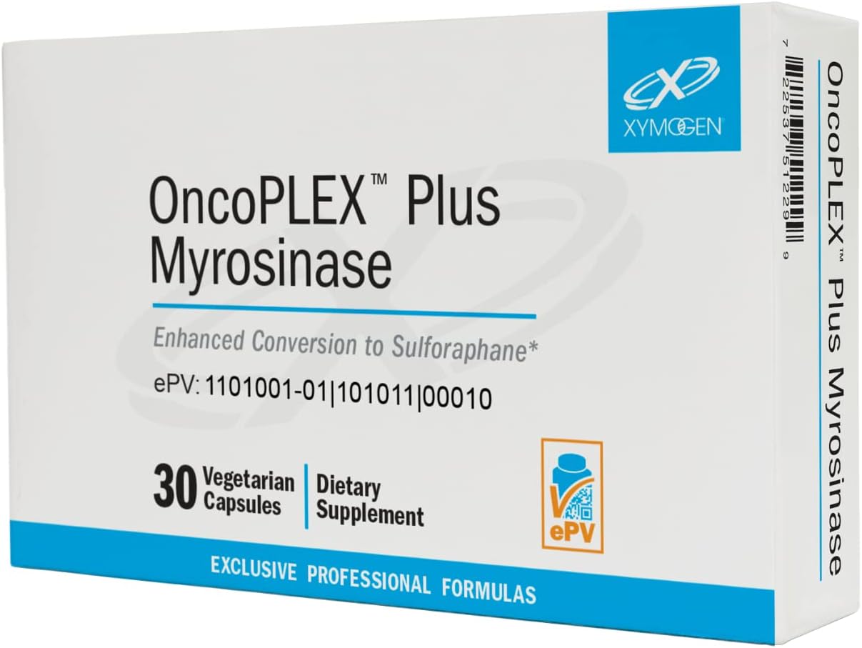 XYMOGEN OncoPLEX Plus Myrosinase - Glucoraphanin Supplement with Brocc