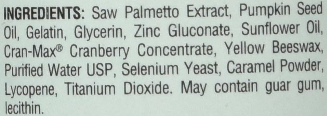 Trunature Saw Palmetto Prostate Health Complex With Zinc, Lycopene And Pumpkin Seed, 250 Softgels : Health & Household