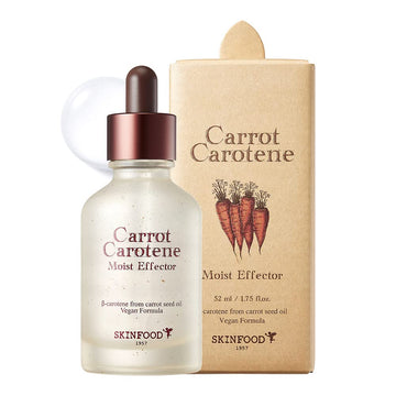 Skinfood Carrot Carotene Moist Effector 1.76Fl.Oz(52Ml), Redness Relief Nourishing Booster For Sensitive, Instant Cooling Overheated Skin, Vegan, Cruelty Free, Dermatologically Tested