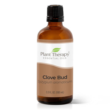 Plant Therapy Clove Bud Essential Oil 100% Pure, Undiluted, Natural Aromatherapy, Therapeutic Grade 100 Ml (3.3 Oz)