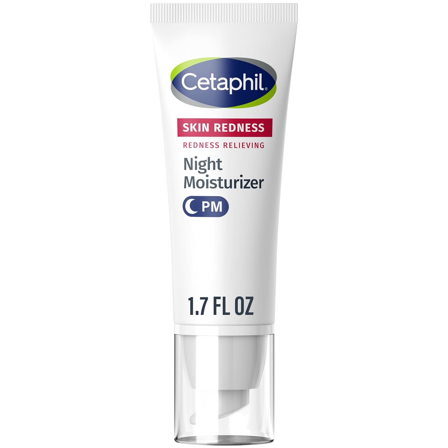 Cetaphil Night Cream, Redness Relieving Night Moisturizer For Face, 1.7 Fl Oz, For Dry, Redness-Prone Skin, Hypoallergenic, Fragrance Free