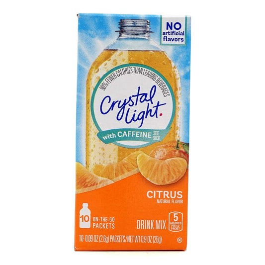 Crystal Light Sugar-Free Energy Citrus On-The-Go Powdered Drink Mix 10 Count