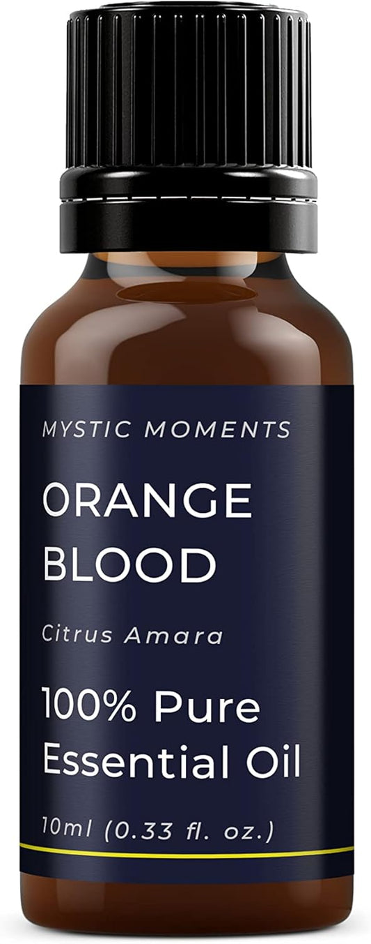 Mystic Moments | Orange Blood Essential Oil 10ml - Pure & Natural oil for Diffusers, Aromatherapy & Massage Blends Vegan GMO Free