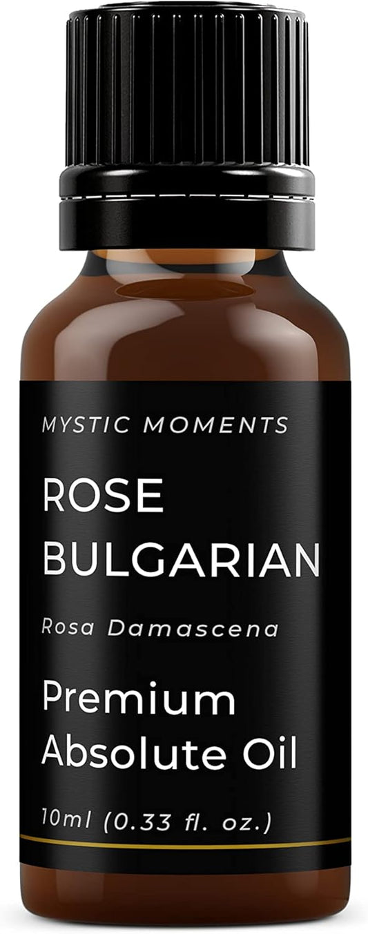 Mystic Moments | Rose Bulgarian Absolute Oil 10Ml (Rosa Damascena) Pure & Natural Absolute Oil For Skincare, Perfumery & Aromatherapy