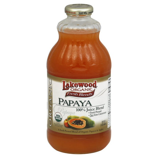 Lakewood Organic Fresh Blends Papaya (1 X 32 FL OZ)