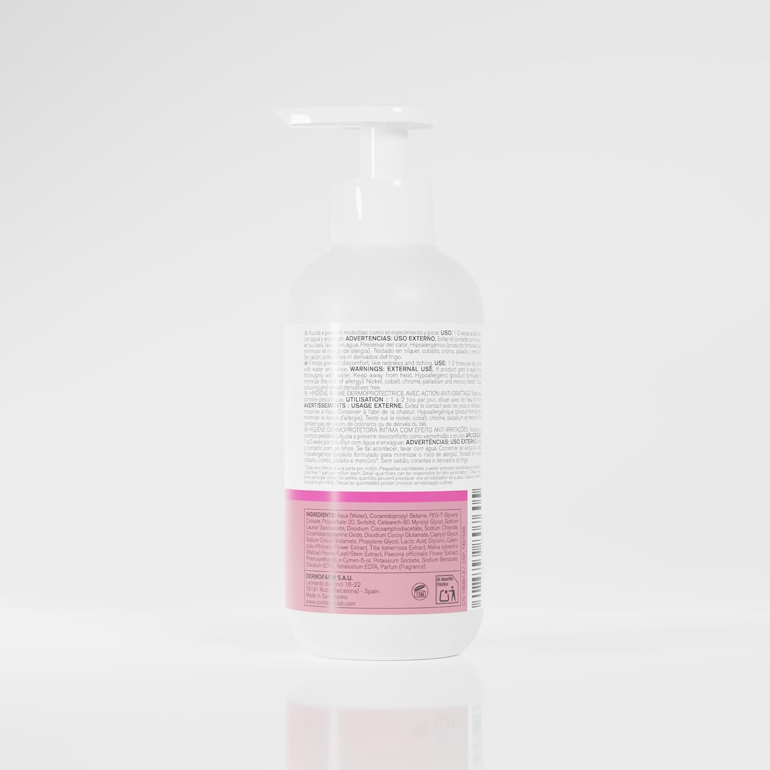 Cumlaude Lab – Pediatric Intimate Hygiene Gel Ph Neutral, Soothing And Refreshing, Prevents Itching And Redness – 250 Ml
