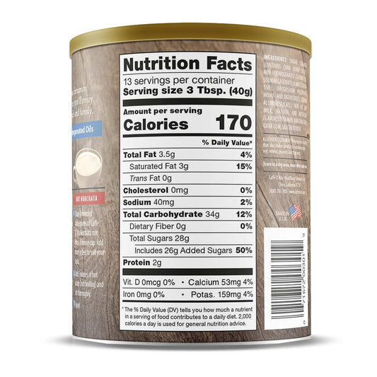 Caffe D'Vita Horchata Mix - Sweet Fusion Of Milk, Cinnamon, & Rice, Premium Instant, Enjoy Hot & Cold, No Cholesterol, Gluten Free, No Hydrogenated Oils, Powder Mix - 1Lb (Pack Of 6)…