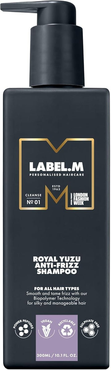 Label.M Royal Yuzu Anti-Frizz Shampoo 300Ml – With Recyclable Pump
