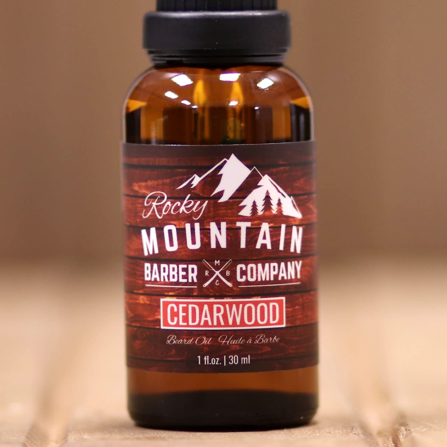 Rocky Mountain Barber Company Men’S Cedarwood Beard Oil - Featuring Grapeseed Oil, Coconut Oil, Argan Oil And Real Cedarwood Essential Oil : Beauty & Personal Care