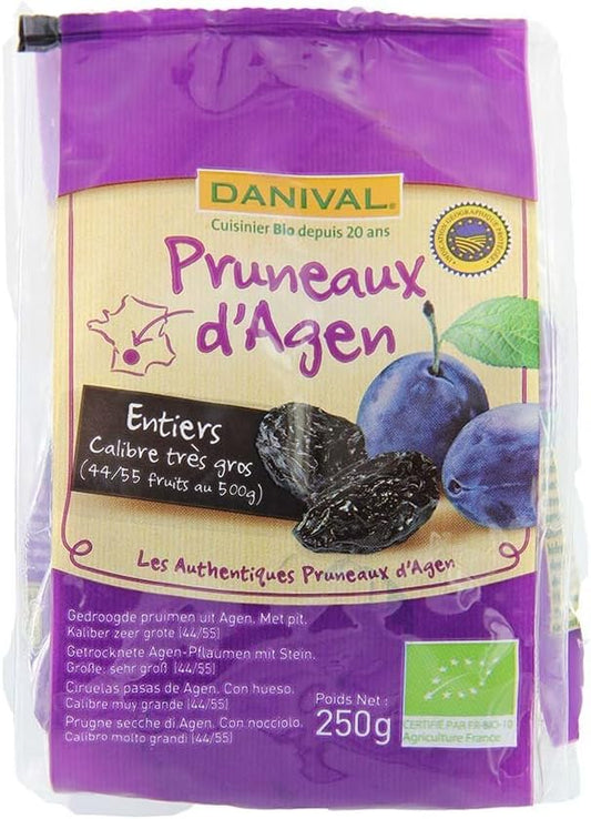 Danival Prugne D'Agen Dishydrated Large With Hazelnut 250 G
