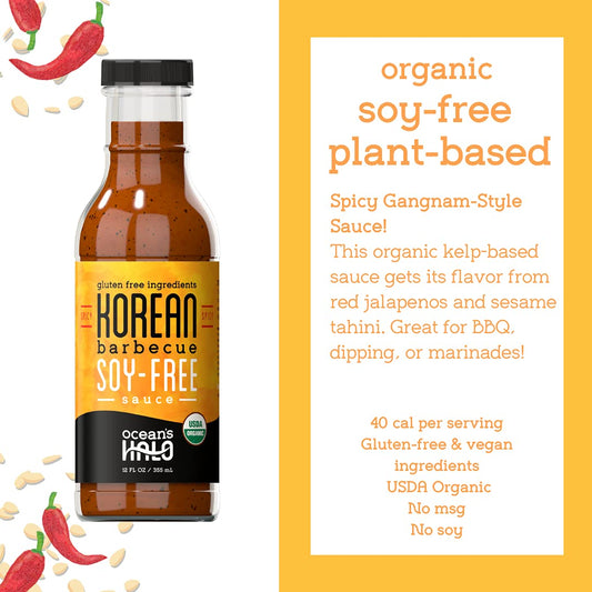 Ocean'S Halo, Organic Korean Bbq Sauce Soy Free, 12 Fl Oz