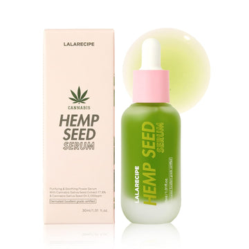 Hemp Seed Facial Serum | Calming & Hydrating Serum With 77.8% Hemp Seed Extract & Cica | Korean Skincare For Troubled & Sensitive Skin (1.01 Fl Oz)