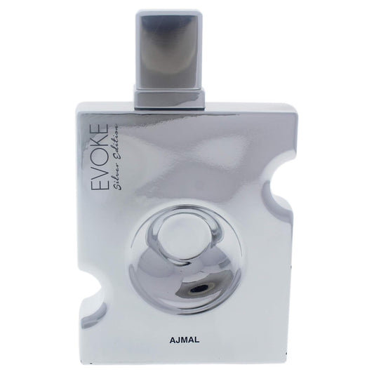 Ajmal Evoke Silver Edition For Men Eau De Parfum Spray, 3 Ounce