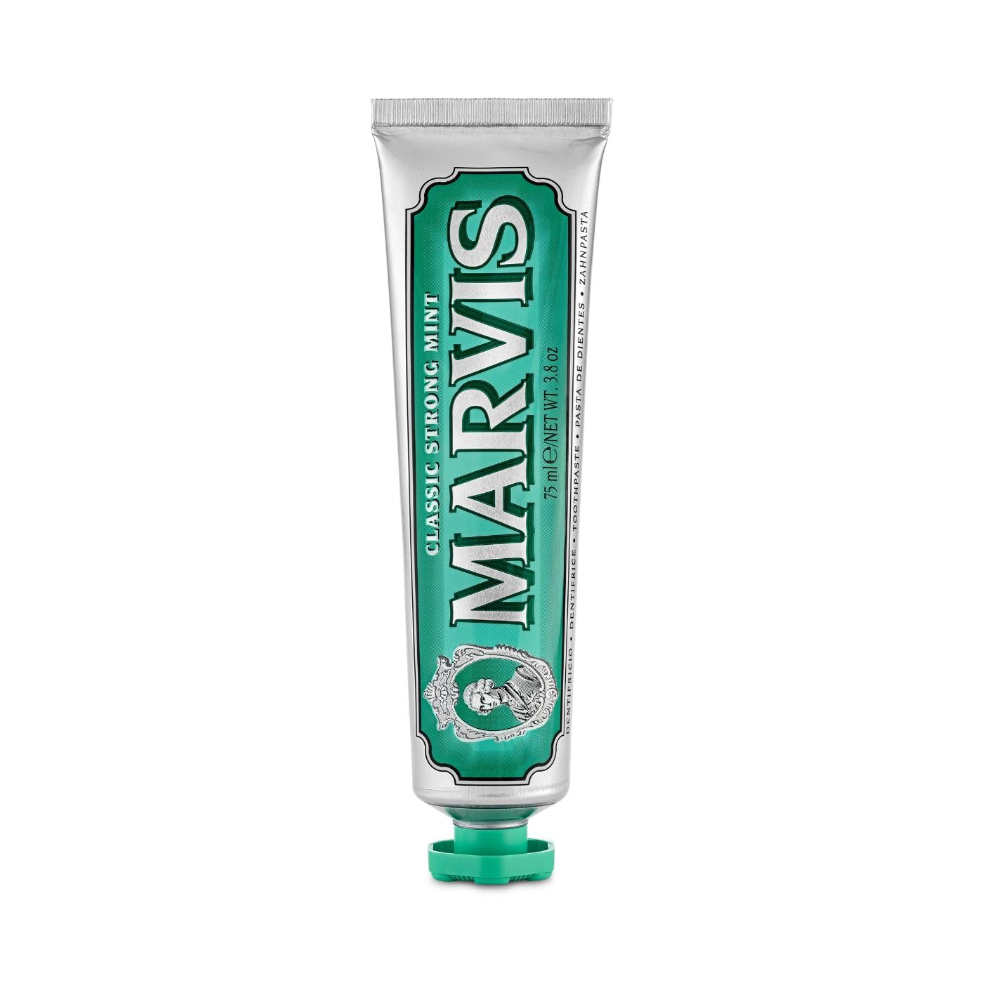 Marvis Classic Strong Mint Toothpaste, 3.8 oz (Pack of 1) : Health & Household