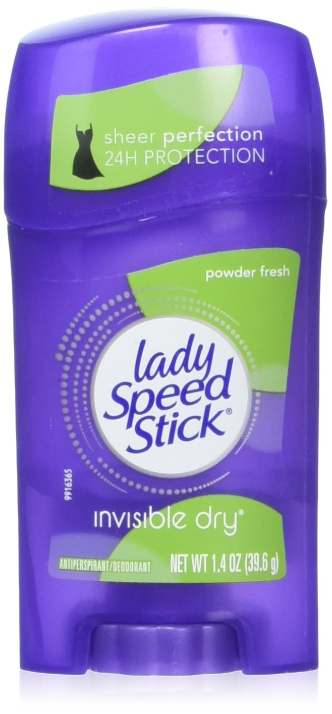Lady Speed Stick Deodorant 1.4Oz Powder Fresh Invisible Dry : Beauty & Personal Care
