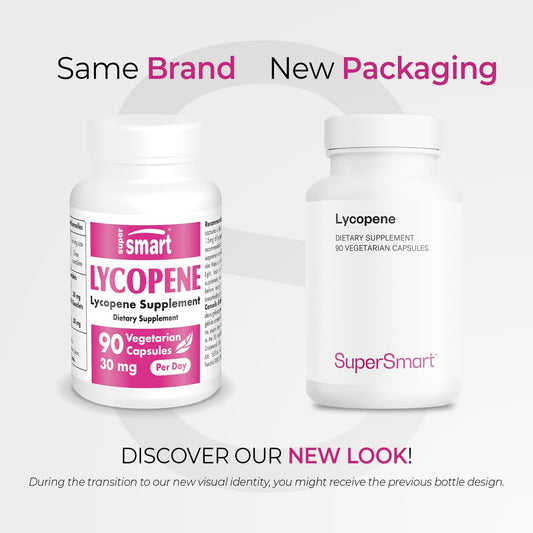Supersmart - Lycopene 30Mg Per Day (High Potency) - Tomato Extract 10% Carotenoids - Lycopene Supplement | Non-Gmo & Gluten Free - 90 Capsules