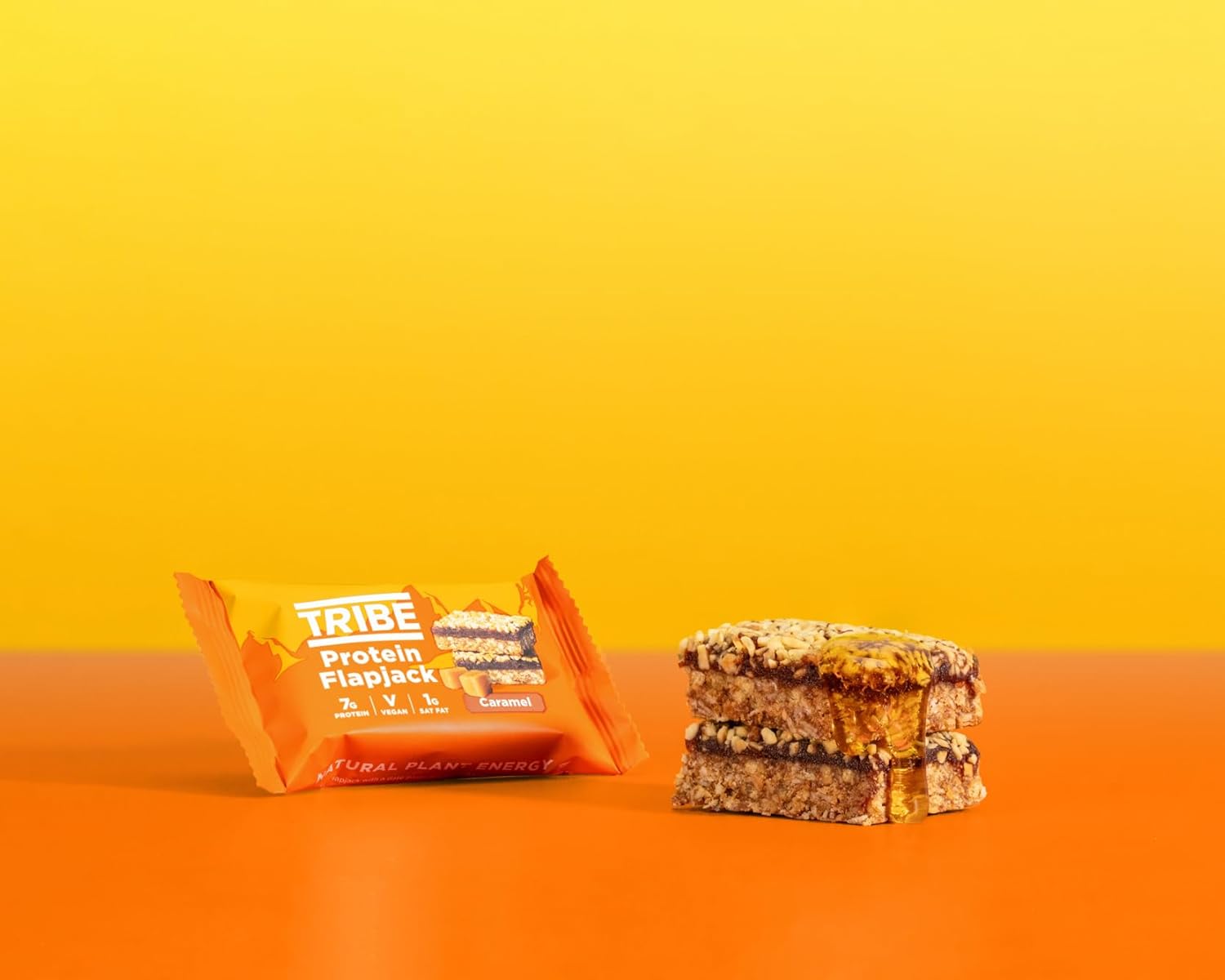 TRIBE Protein Flapjacks - Bestsellers Variety Pack- Natural Energy - Vegan, Dairy Free & Gluten Free (12 x 50g Bars) : Amazon.co.uk: Health & Personal Care