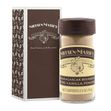 Nielsen-Massey Madagascar Bourbon Pure Vanilla Powder For Baking And Cooking, 2.5 Ounce Jar With Gift Box