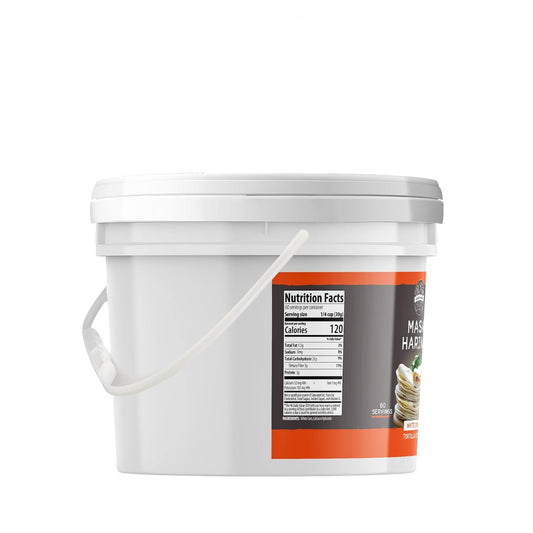 Birch & Meadow 1 Gallon Of White Corn Masa Harina, Tortilla Flour, Ready To Make