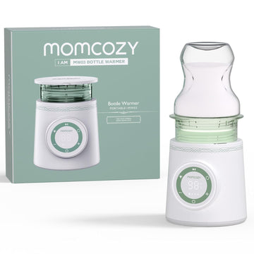 Momcozy Portable Bottle Warmer For Travel, Double Leak-Proof Travel Bottle Warmer With Fast Heating, Safety Material Baby Bottle Warmer For Dr. Brown, Philips Avent, Medela, Tommee Tippee, Comotomo