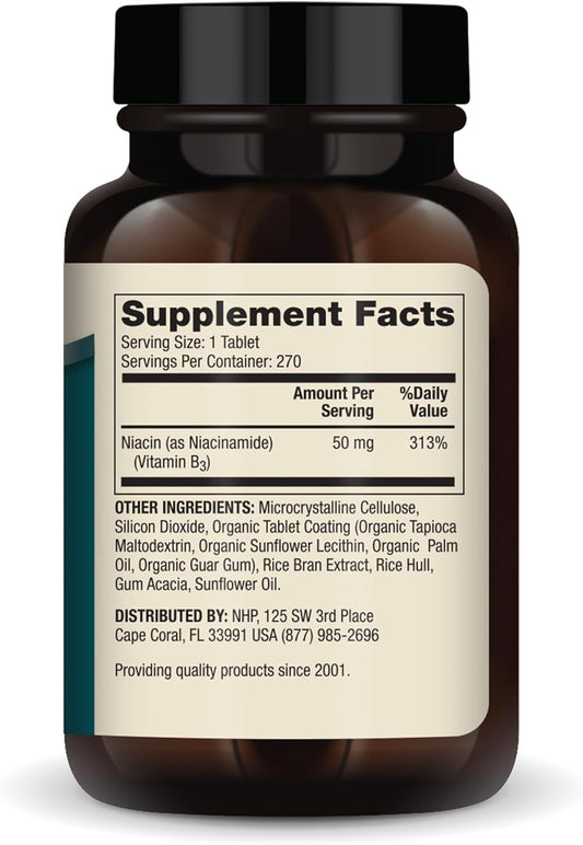 Dr. Mercola Niacinamide Vitamin B3, 90 Servings (270 Tablets), Dietary Supplement, Mini Tabs, Non-Flushing, Supports Metabolic Health, Non-Gmo
