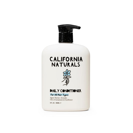 California Naturals Conditioner with Coconut Milk, Vitamin E for Dry Hair & Scalp Care in Women & Men, Natural, Vegan, Paraben & Sulfate Free, Color Safe Conditioner, All Hair Types, 12 fl oz, 3 Pack