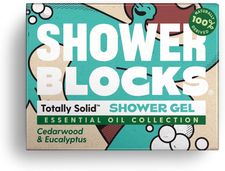 Shower Blocks - Lemon & Rosemary Solid Shower Gel | Plastic, SLS, SLES & Paraben Free | 100% Natural & Vegan | Moisturising Body Soap For The shower : Amazon.co.uk: Beauty