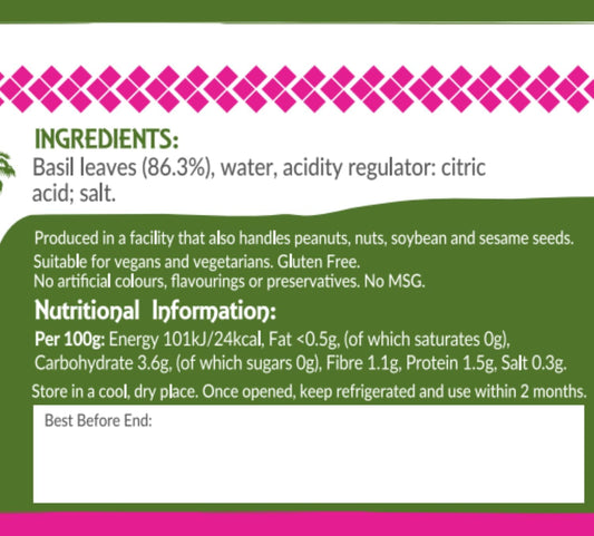Thai Taste | Basil Leaves | 2 X 114G (Uk)