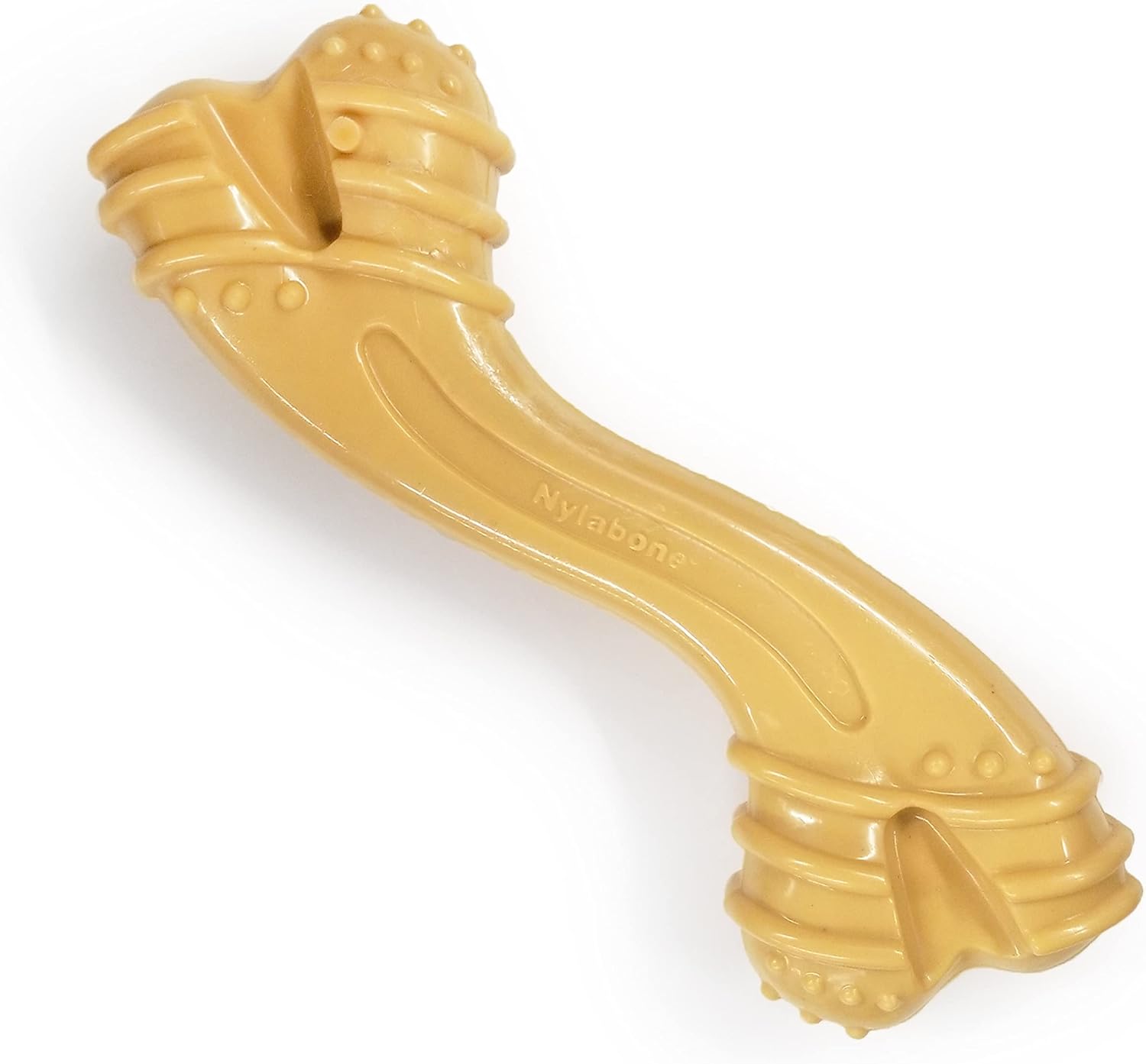 Nylabone Power Chew Curvy Dental Chew Toy For Dogs Large - Up To 50 Lbs