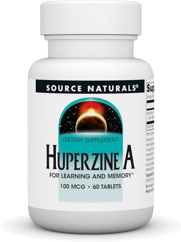 Source Naturals Huperzine A For Learning & Memory* - 100 Mcg, 60 Tablets