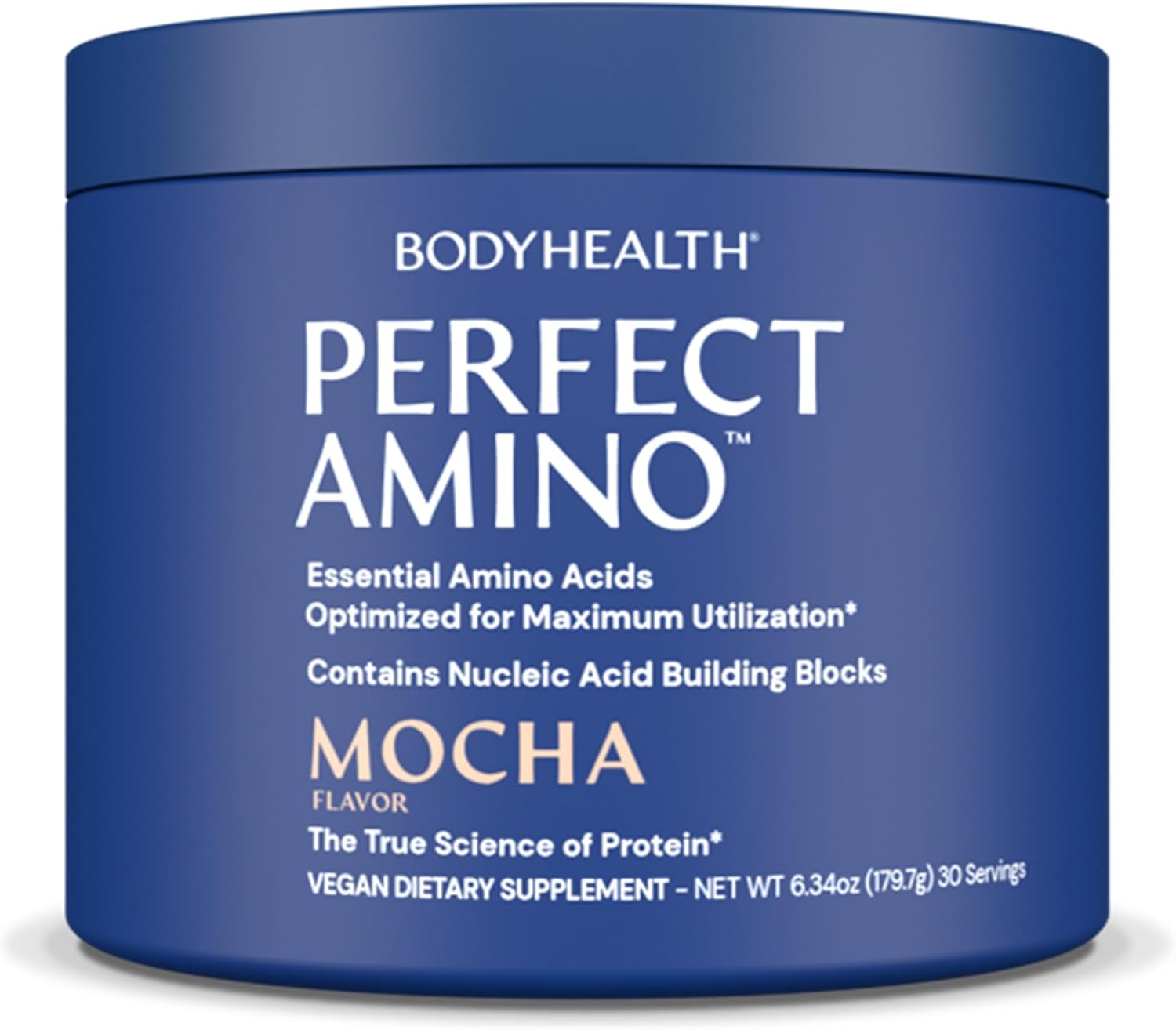 Bodyhealth Perfectamino Powder - Bcaa And Eaa Powder For Pre And Post Workout - Amino Acid Energy Drink Powder For Men And Women To Support Lean Muscle And Recovery - Mocha - 30 Servings