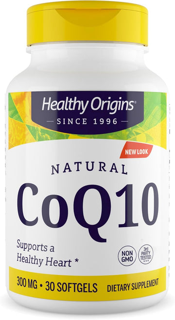 Healthy Origins® Coq10 300 Mg – Natural Trans-Isomer Ubiquinone – Yeast Fermented, Supports Heart Health & Cellular Energy – Non-Gmo 150 Softgels