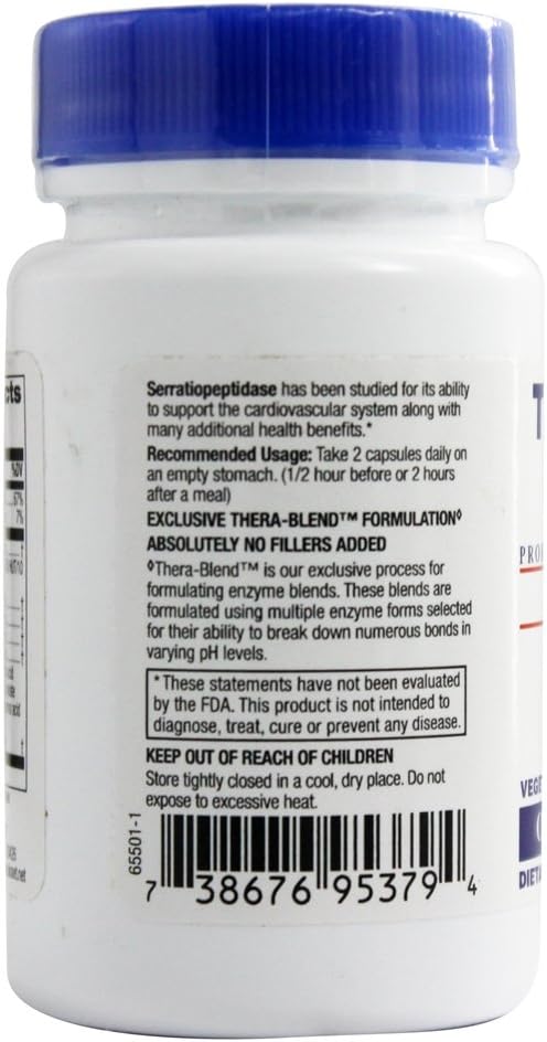 Serratio 120K 60 Vegicaps : Health & Household
